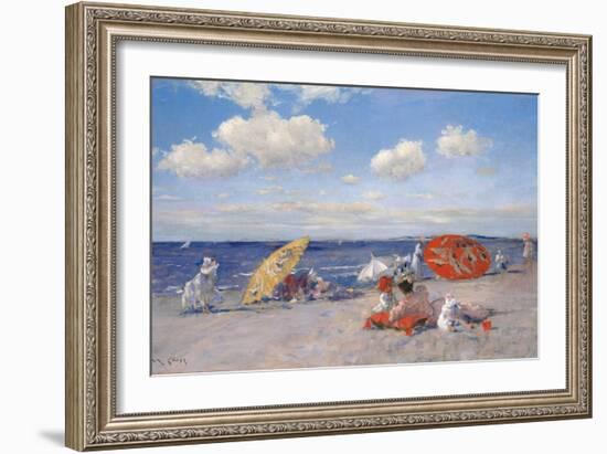 At the Seaside, c.1892-William Merritt Chase-Framed Giclee Print