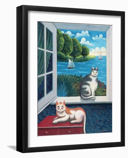 At the Seaside-Jerzy Marek-Framed Giclee Print