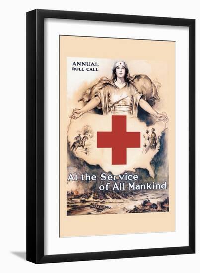 At the Service of All Mankind-Lawrence Wilbur-Framed Art Print