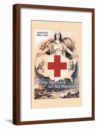 At the Service of All Mankind-Lawrence Wilbur-Framed Art Print