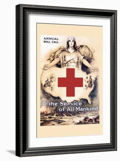 At the Service of All Mankind-Lawrence Wilbur-Framed Art Print