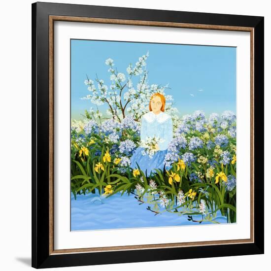 At the Shore of Dreams-Magdolna Ban-Framed Giclee Print