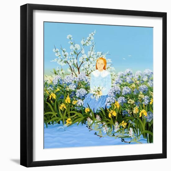 At the Shore of Dreams-Magdolna Ban-Framed Giclee Print