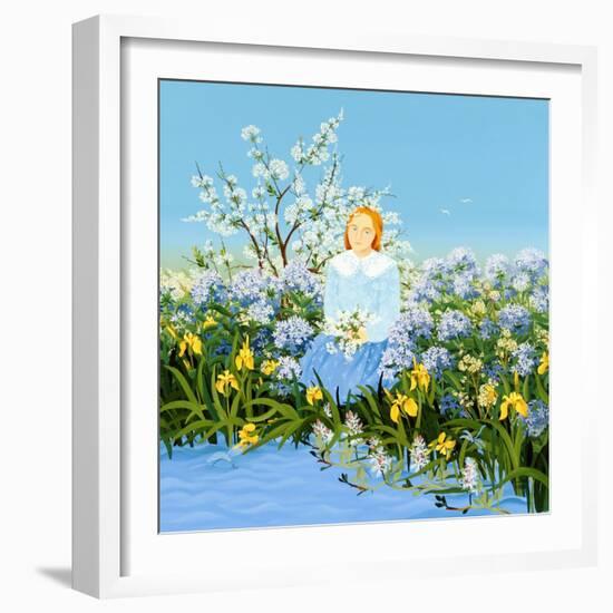 At the Shore of Dreams-Magdolna Ban-Framed Giclee Print