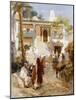 At the Souk-Frederick Arthur Bridgman-Mounted Giclee Print