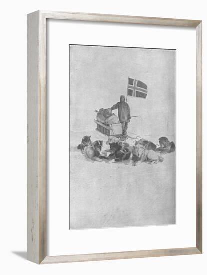 'At the South Pole', 1911, (1928)-Unknown-Framed Giclee Print