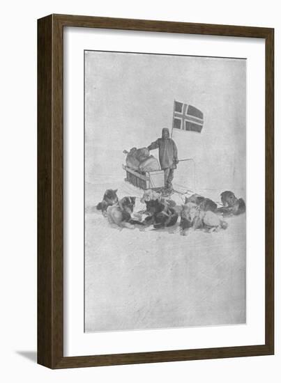 'At the South Pole', 1911, (1928)-Unknown-Framed Giclee Print