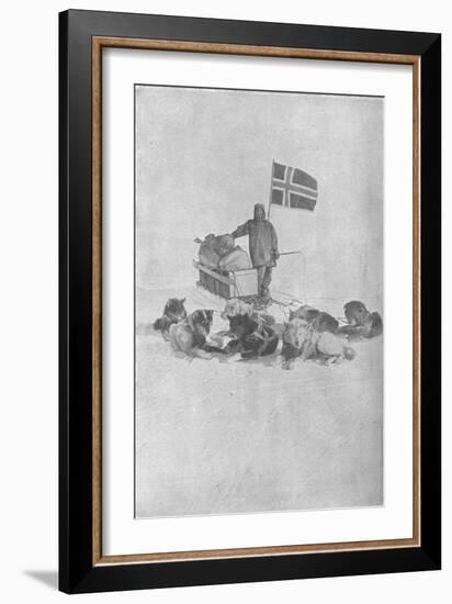 'At the South Pole', 1911, (1928)-Unknown-Framed Giclee Print