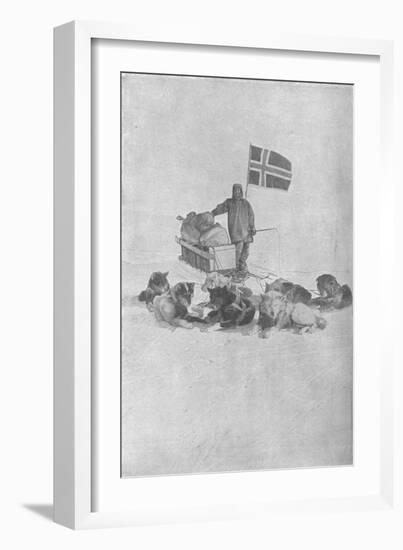 'At the South Pole', 1911, (1928)-Unknown-Framed Giclee Print