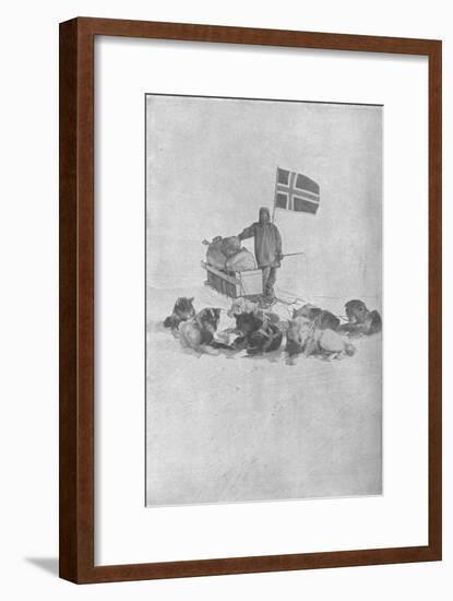 'At the South Pole', 1911, (1928)-Unknown-Framed Giclee Print
