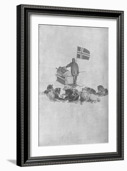 'At the South Pole', 1911, (1928)-Unknown-Framed Giclee Print