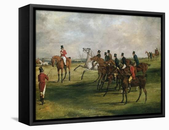 At the Start-Henry Thomas Alken-Framed Premier Image Canvas