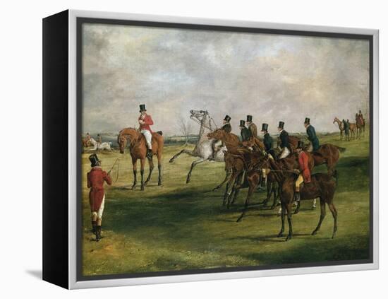 At the Start-Henry Thomas Alken-Framed Premier Image Canvas