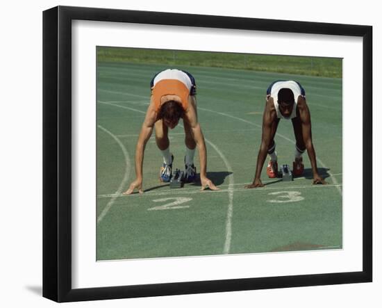 At the Starting Line-null-Framed Photographic Print