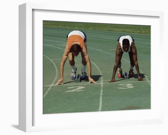 At the Starting Line-null-Framed Photographic Print