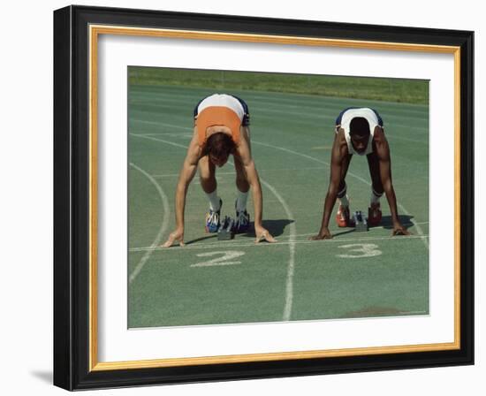 At the Starting Line-null-Framed Photographic Print