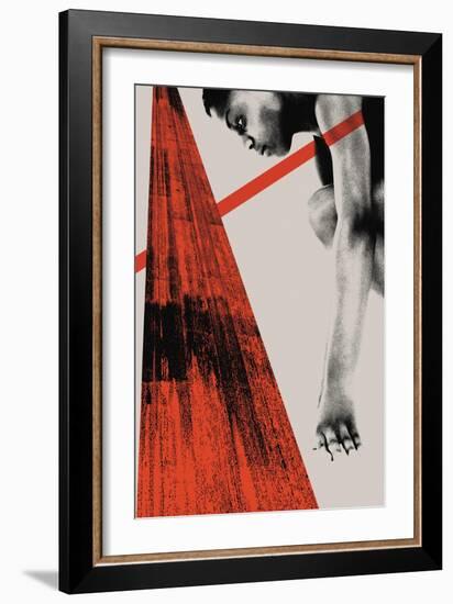 At the starting line-null-Framed Giclee Print