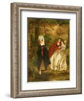 At the Stream, 1864-Philip Hermogenes Calderon-Framed Giclee Print