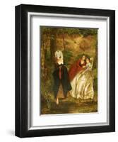 At the Stream, 1864-Philip Hermogenes Calderon-Framed Giclee Print