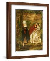 At the Stream, 1864-Philip Hermogenes Calderon-Framed Giclee Print