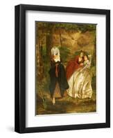 At the Stream, 1864-Philip Hermogenes Calderon-Framed Giclee Print