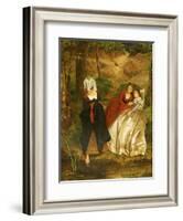 At the Stream, 1864-Philip Hermogenes Calderon-Framed Giclee Print