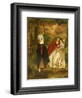At the Stream, 1864-Philip Hermogenes Calderon-Framed Giclee Print