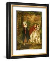 At the Stream, 1864-Philip Hermogenes Calderon-Framed Giclee Print