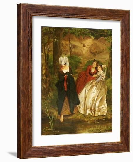 At the Stream, 1864-Philip Hermogenes Calderon-Framed Giclee Print