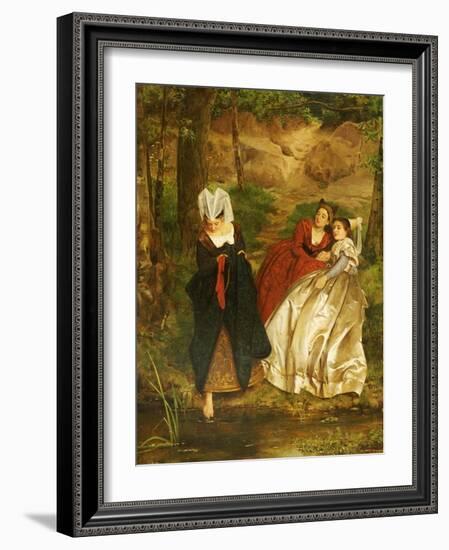 At the Stream, 1864-Philip Hermogenes Calderon-Framed Giclee Print