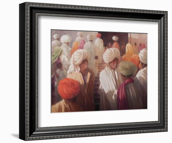 At the Temple Entrance, 2012-Lincoln Seligman-Framed Giclee Print