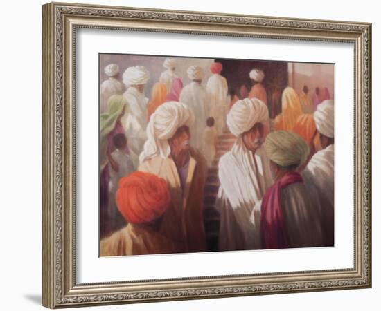 At the Temple Entrance, 2012-Lincoln Seligman-Framed Giclee Print