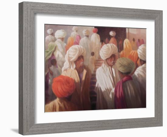 At the Temple Entrance, 2012-Lincoln Seligman-Framed Giclee Print