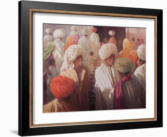 At the Temple Entrance, 2012-Lincoln Seligman-Framed Giclee Print