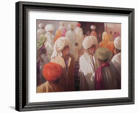 At the Temple Entrance, 2012-Lincoln Seligman-Framed Giclee Print