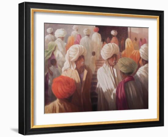 At the Temple Entrance, 2012-Lincoln Seligman-Framed Giclee Print