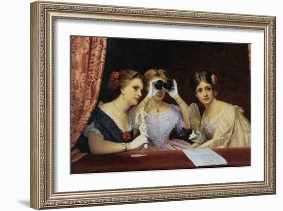 At the Theater-James Hayllar-Framed Giclee Print