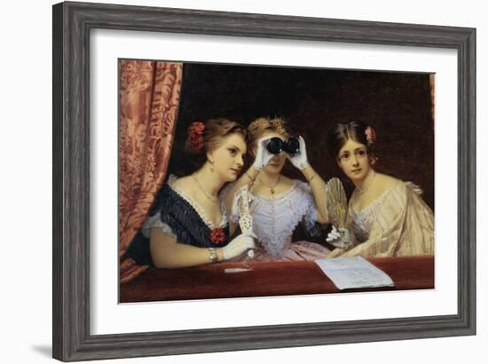 At the Theater-James Hayllar-Framed Giclee Print