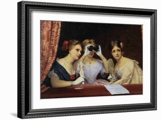 At the Theater-James Hayllar-Framed Giclee Print