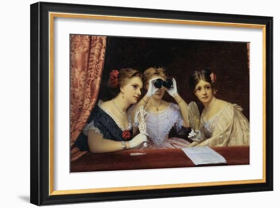 At the Theater-James Hayllar-Framed Giclee Print