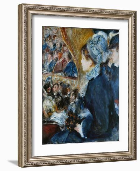 At the Theatre (La Premiere Sortie), 1876-7-Pierre-Auguste Renoir-Framed Giclee Print