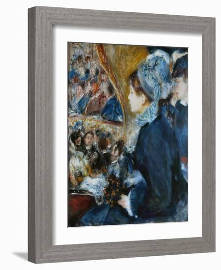 At the Theatre (La Premiere Sortie), 1876-7-Pierre-Auguste Renoir-Framed Giclee Print