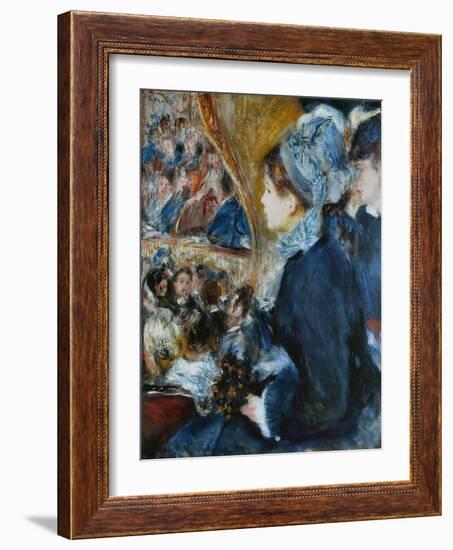 At the Theatre (La Premiere Sortie), 1876-7-Pierre-Auguste Renoir-Framed Giclee Print