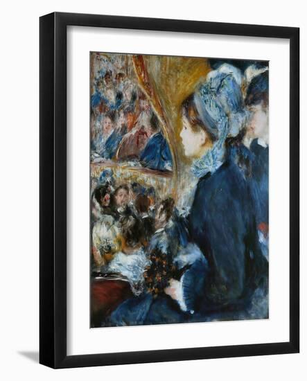 At the Theatre (La Premiere Sortie), 1876-7-Pierre-Auguste Renoir-Framed Giclee Print