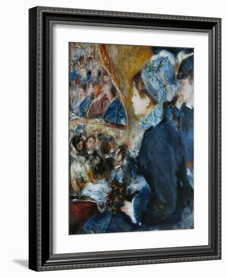 At the Theatre (La Premiere Sortie), 1876-7-Pierre-Auguste Renoir-Framed Giclee Print