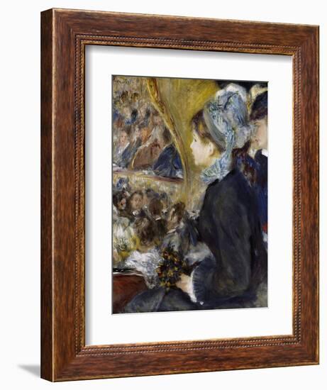 At the Theatre (The First Outing), 1876-Pierre-Auguste Renoir-Framed Art Print