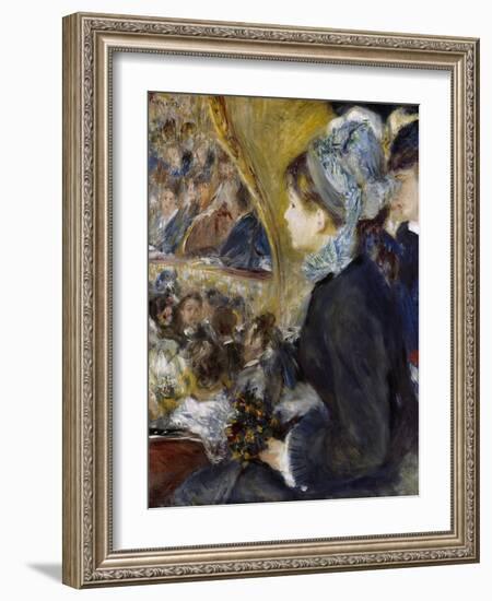 At the Theatre (The First Outing), 1876-Pierre-Auguste Renoir-Framed Art Print