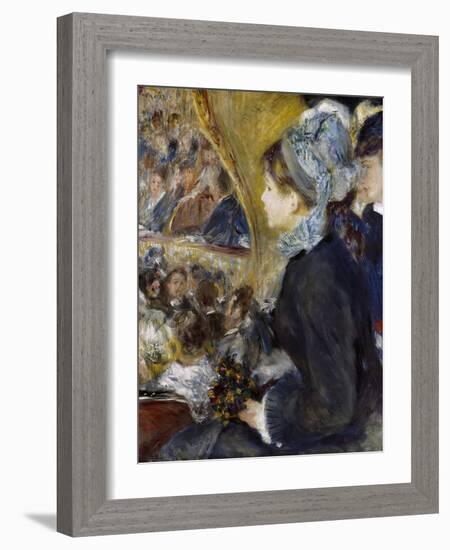 At the Theatre (The First Outing), 1876-Pierre-Auguste Renoir-Framed Art Print