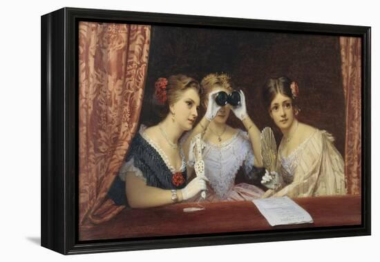 At the Theatre-James Hayllar-Framed Premier Image Canvas