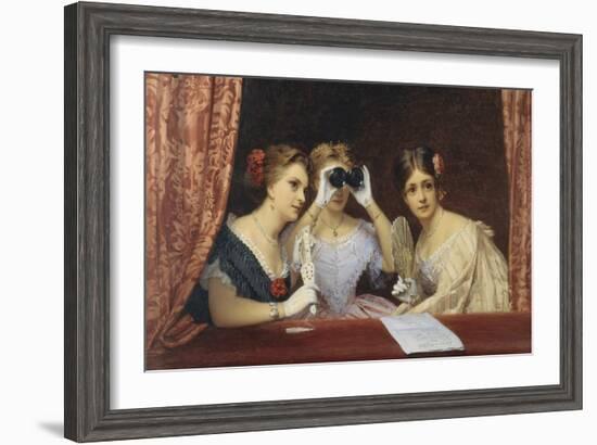 At the Theatre-James Hayllar-Framed Giclee Print